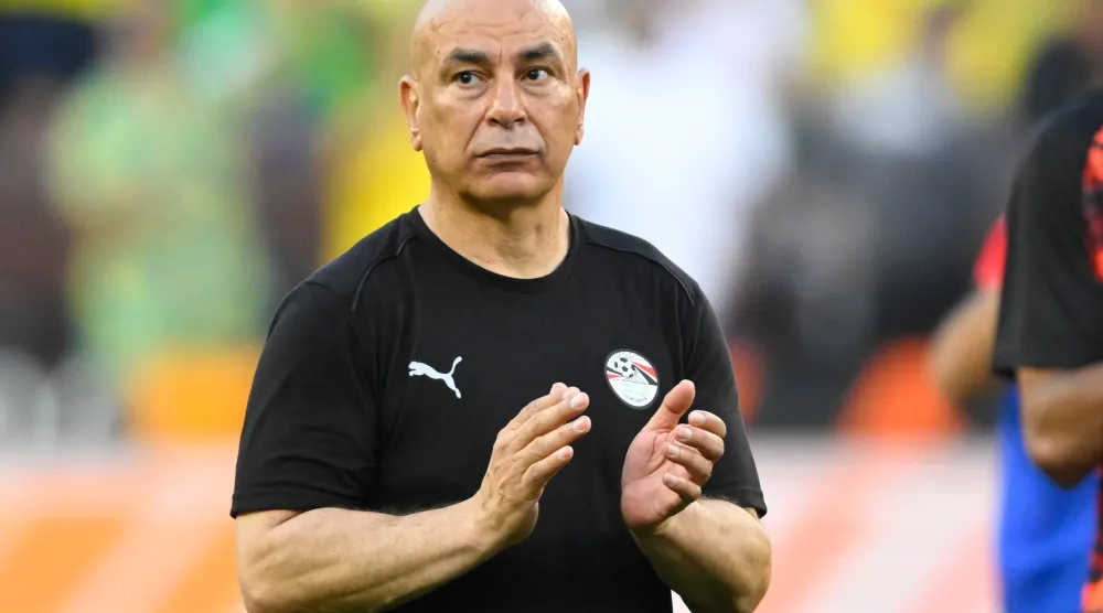 حسام حسن المدير الفني للمنتخب المصري (أ.ب)