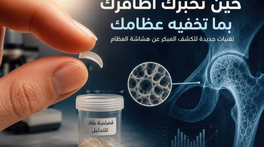 حين تخبرك أظافرك بما تخفيه عظامك