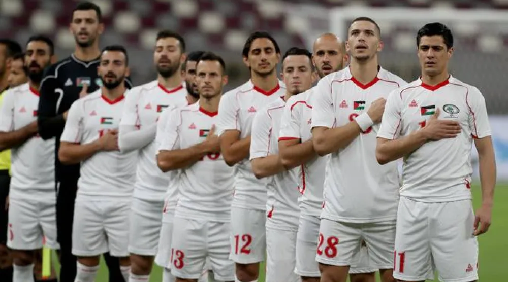 منتخب فلسطين تعادل مع نظيره القيرغيزي (رويترز)