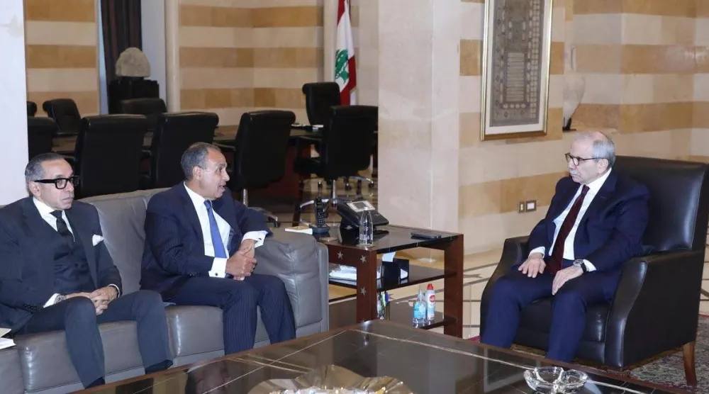 محادثات سابقة بين وزير الخارجية المصري بدر عبد العاطي ورئيس الوزراء اللبناني نواف سلام في بيروت (الخارجية المصرية)