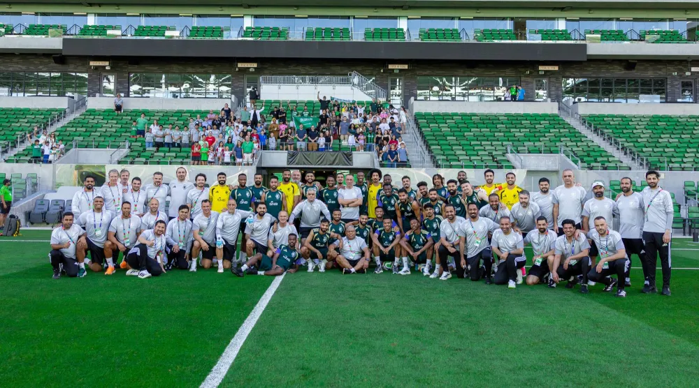 المنتخب السعودي يتأهب السبت للمغادرة إلى ميامي (المنتخب السعودي)