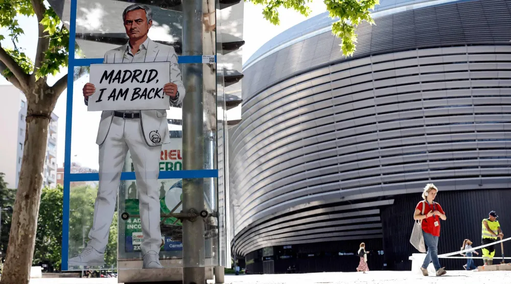 ريال مدريد أعلن تعيين مورينيو رسمياً (أ.ف.ب)