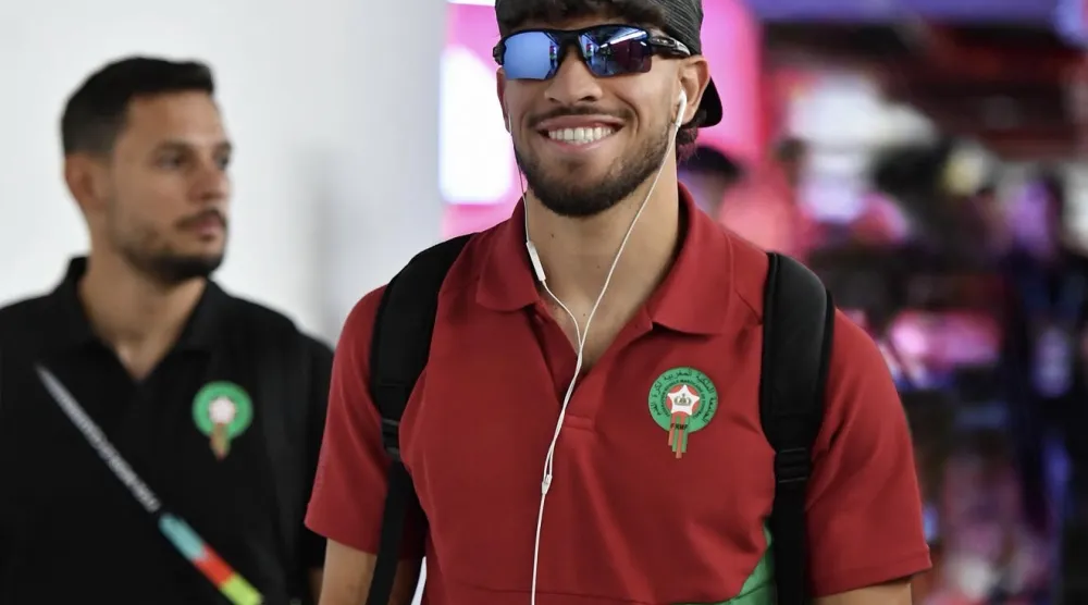 الجناح الدولي المغربي عبد الصمد الزلزولي (حساب اللاعب في إنستغرام) 