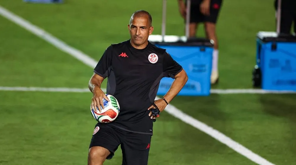 Tunisia's French head coach Sabri Lamouchi takes part in a training session at Rayados Training Center in Santiago, Nuevo Leon state, Mexico on June 9, 2026, ahead of the 2026 World Cup football tournament. (AFP) 