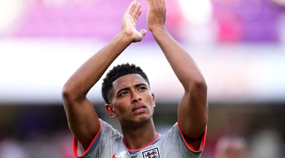 جود بيلينغهام لاعب المنتخب الإنجليزي (أ.ف.ب)