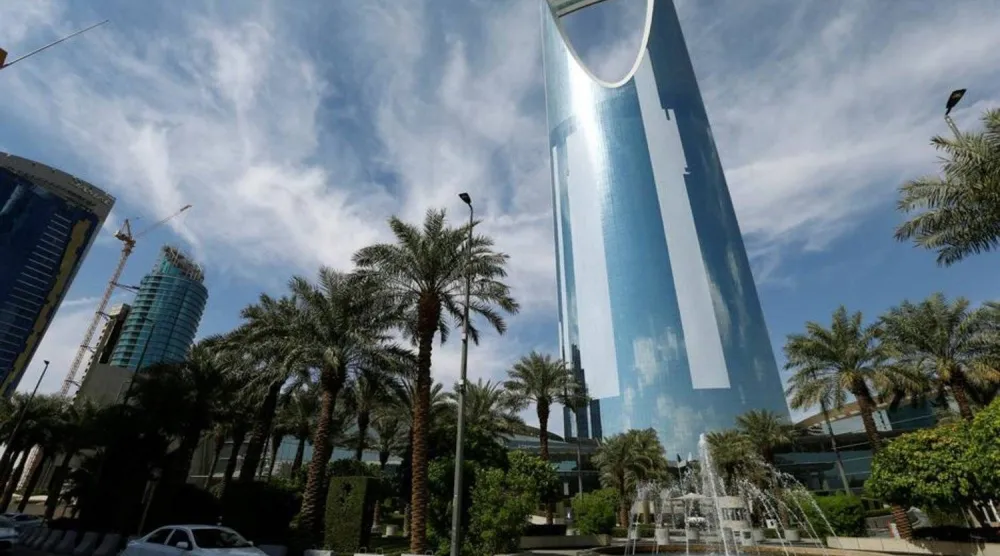 برج المملكة في العاصمة السعودية الرياض (رويترز)