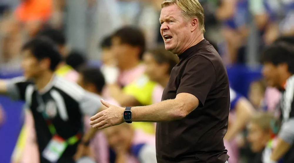 FIFA World Cup 2026 - Group F - Netherlands v Japan - Dallas Stadium, Arlington, Texas, US - June 14, 2026 Netherlands coach Ronald Koeman reacts. (Reuters)