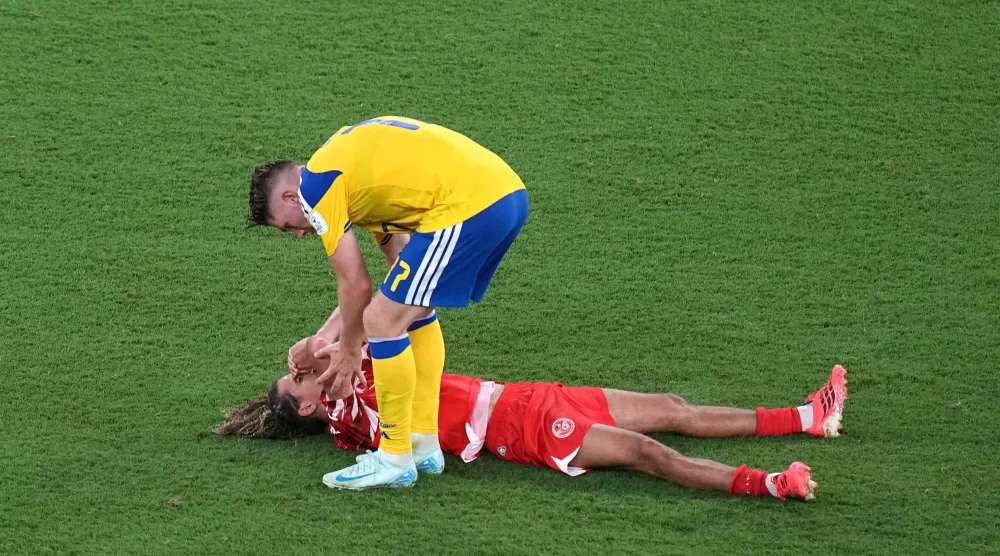 المنتخب التونسي دفع ثمن البداية المتحفظة (أ.ب)