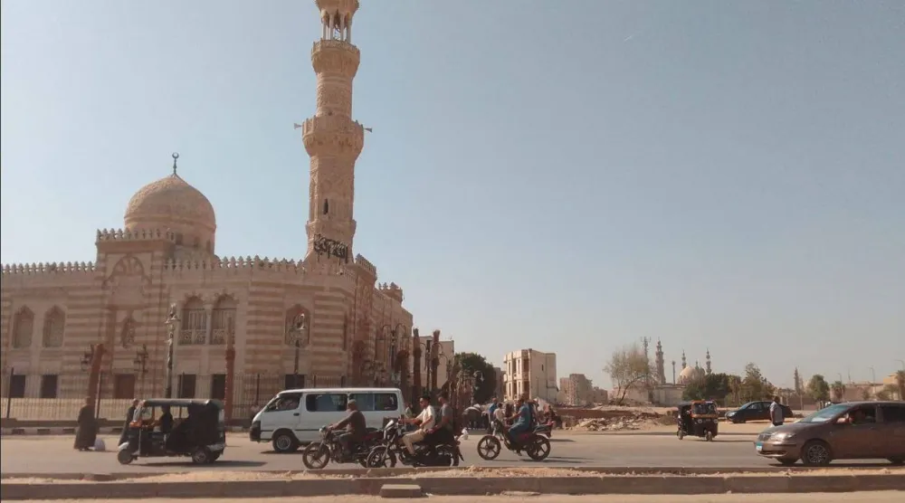 أعمال التطوير الجارية في ميدان السيدة عائشة (الشرق الأوسط)