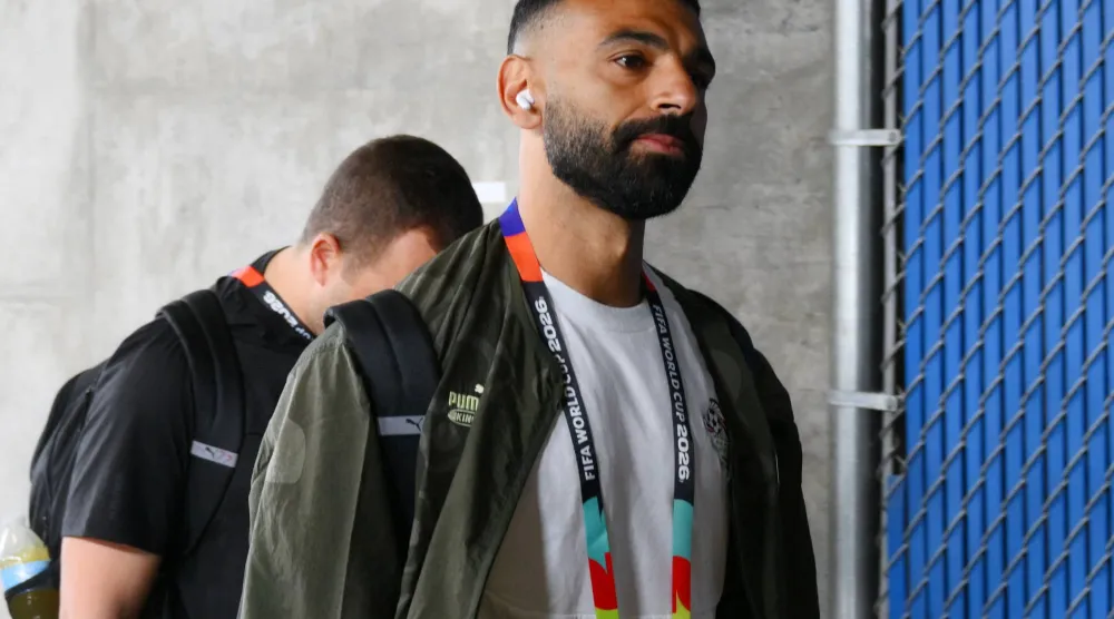 محمد صلاح يقود الفراعنة في مواجهة بلجيكا (رويترز) 