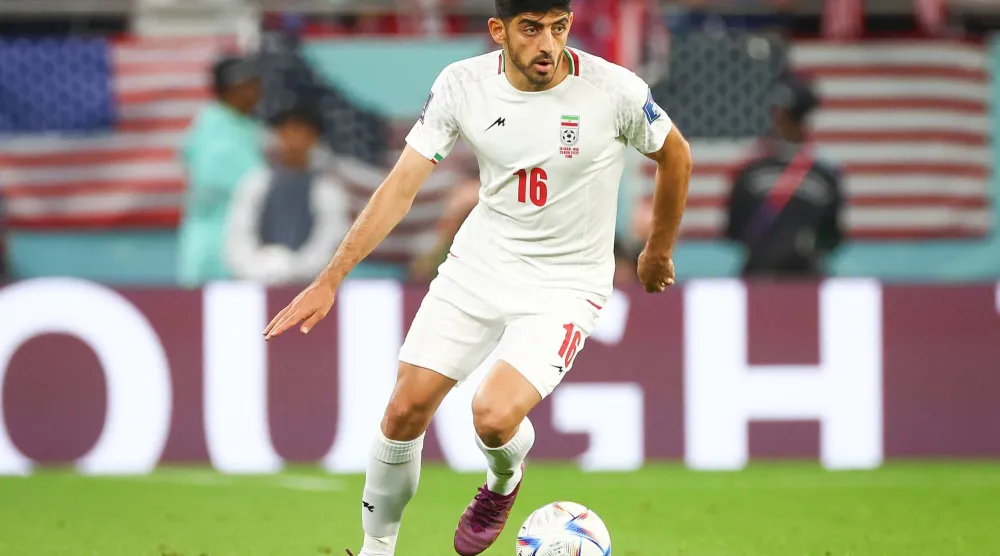 مهدي ترابي لاعب منتخب إيران (د.ب.أ)