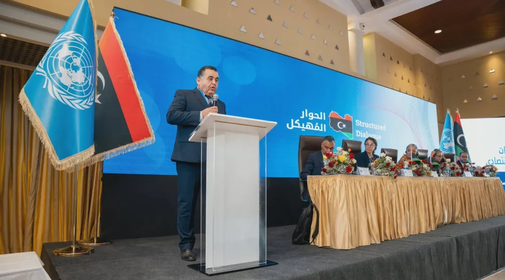 من الجلسة الختامية للحوار المهيكل الذي رعته الأمم المتحدة في طرابلس (البعثة الأممية)