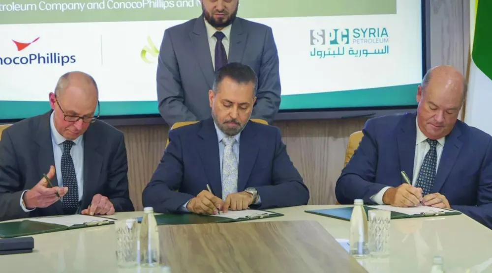 Suriye Petrol Şirketi ile Amerikan şirketleri ConocoPhillips ve Novaterra Energy arasında sözleşme imzalandı, (SANA)