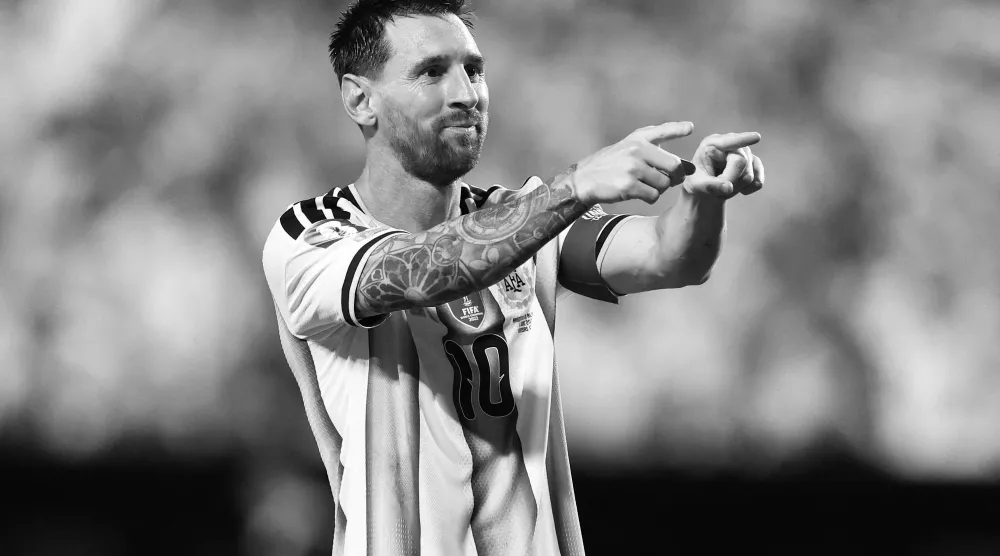 ليونيل ميسي نجم المنتخب الأرجنتيني (أ.ف.ب)