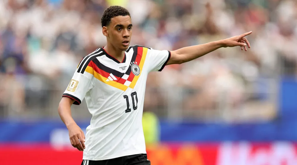 جمال موسيالا صانع لعب منتخب ألمانيا (أ.ف.ب)