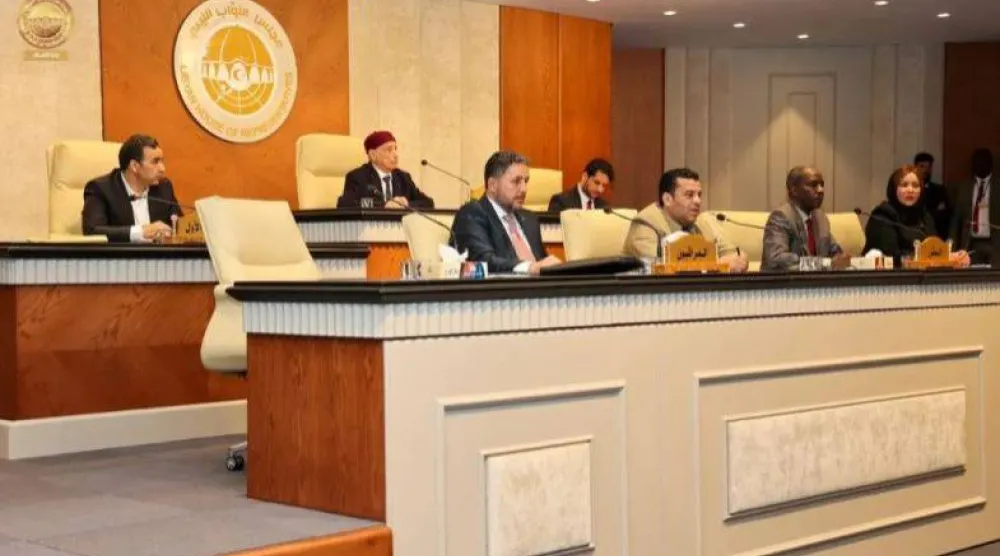 جلسة سابقة لمجلس النواب الليبي برئاسة عقيلة صالح (المجلس) 