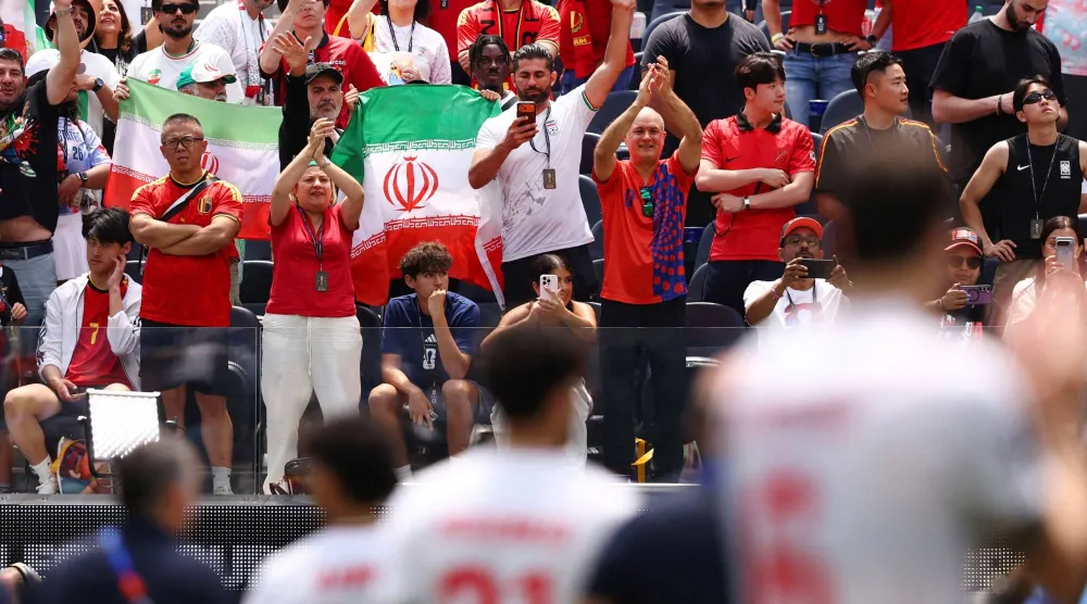 بعثة منتخب إيران شكرت مدينة لوس أنجليس (رويترز)