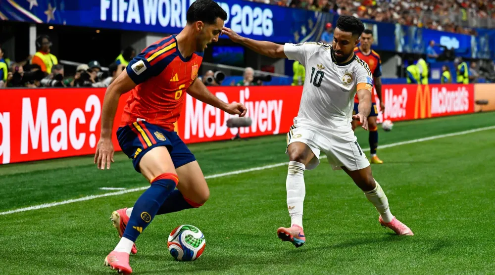 إسبانيا قدمت واحداً من أفضل أشواط كأس العالم 2026 أمام السعودية (د.ب.أ)