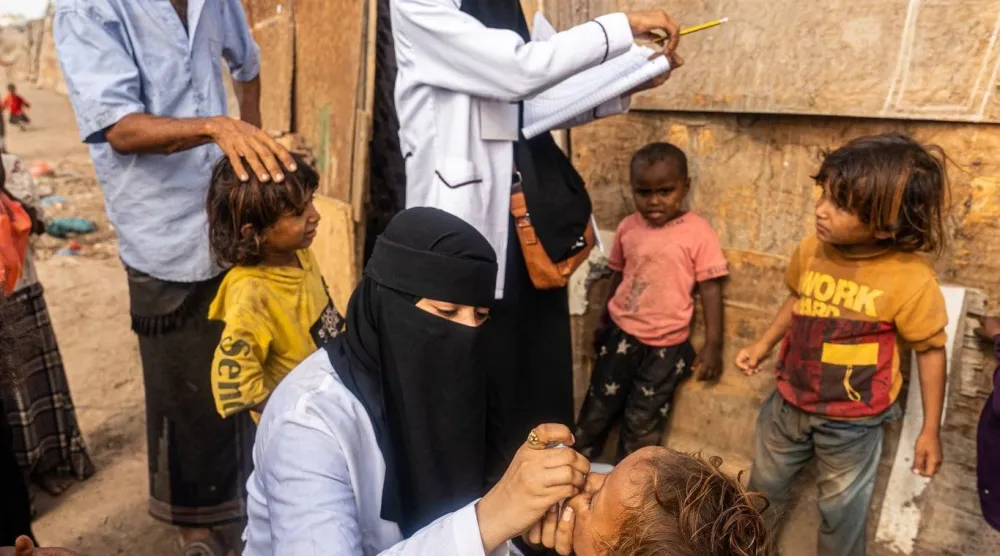 التطعيم في مناطق سيطرة الحكومة اليمنية يحمي الأطفال من الأمراض القاتلة (الأمم المتحدة)