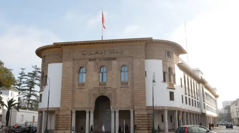 منظر عام لمقر البنك المركزي المغربي في الرباط (رويترز)