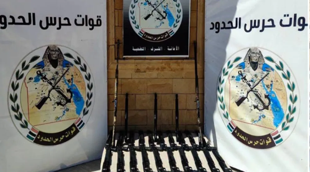 الجيش المصري أعلن الثلاثاء ضبط أسلحة ومخدرات وتنقيب عشوائي عن الذهب (صفحة المتحدث العسكري على فيسبوك)
