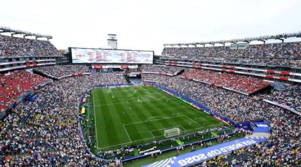 Soccer Football - FIFA World Cup 2026 - Group L - England v Ghana - Boston Stadium, Foxborough, Massachusetts, US - June 23, 2026 General view inside the stadium during the warm up before the match REUTERS/Pilar Olivares/File Photo 