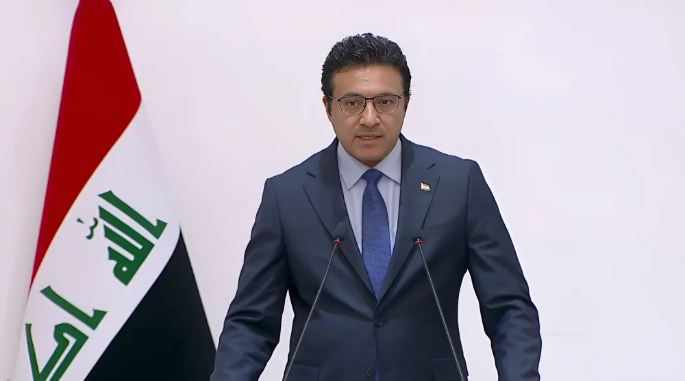 الناطق باسم الحكومة حيدر العبودي (وكالة الأنباء العراقية)
