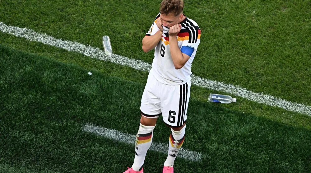 قائد المنتخب الألماني جوشوا كيميتش (أ.ف.ب)