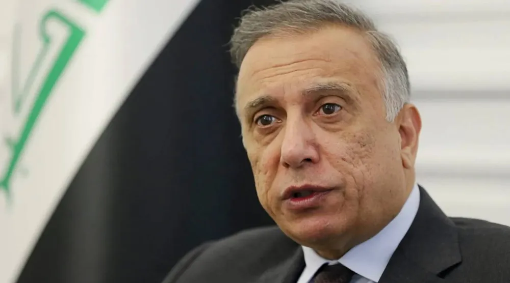 رئيس الوزراء العراقي الأسبق مصطفى الكاظمي (أ.ب)
