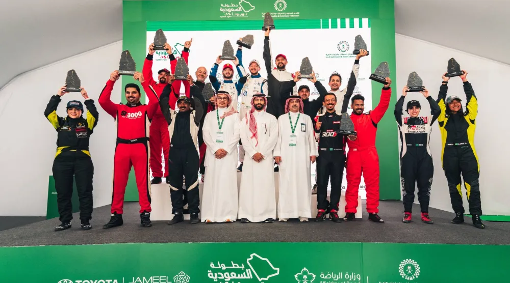 أسدل الستار على منافسات الجولة الافتتاحية من بطولة السعودية لصعود الهضبة (الاتحاد السعودي للسيارات)