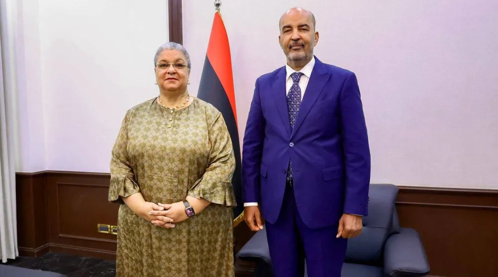 اجتماع الكوني مع تيتيه بطرابلس 5 يوليو (البعثة الأممية)