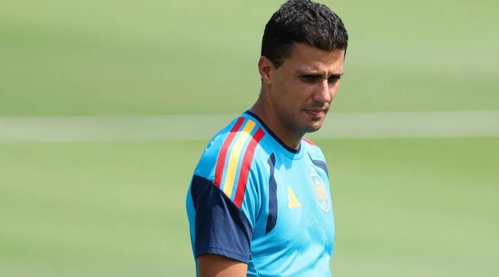 رودري قائد المنتخب الإسباني (أ.ف.ب)