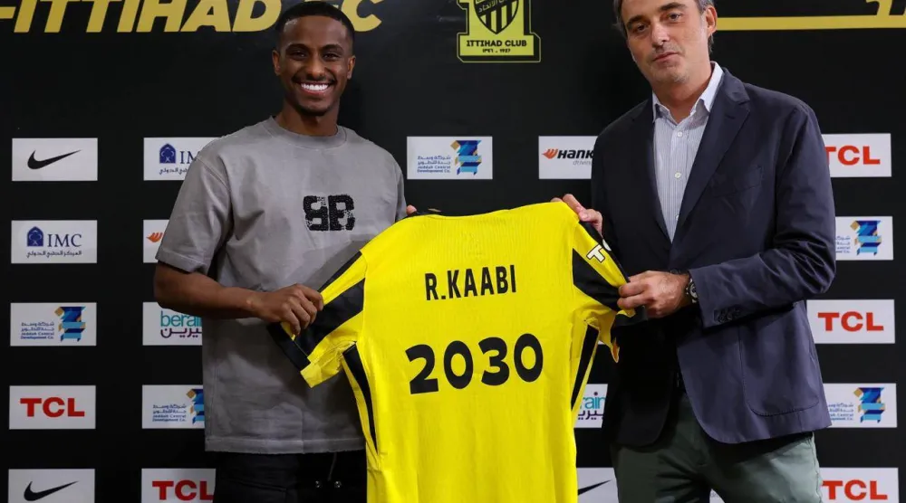 الاتحاد يتعاقد رسمياً مع اللاعب راكان كعبي (نادي الاتحاد)