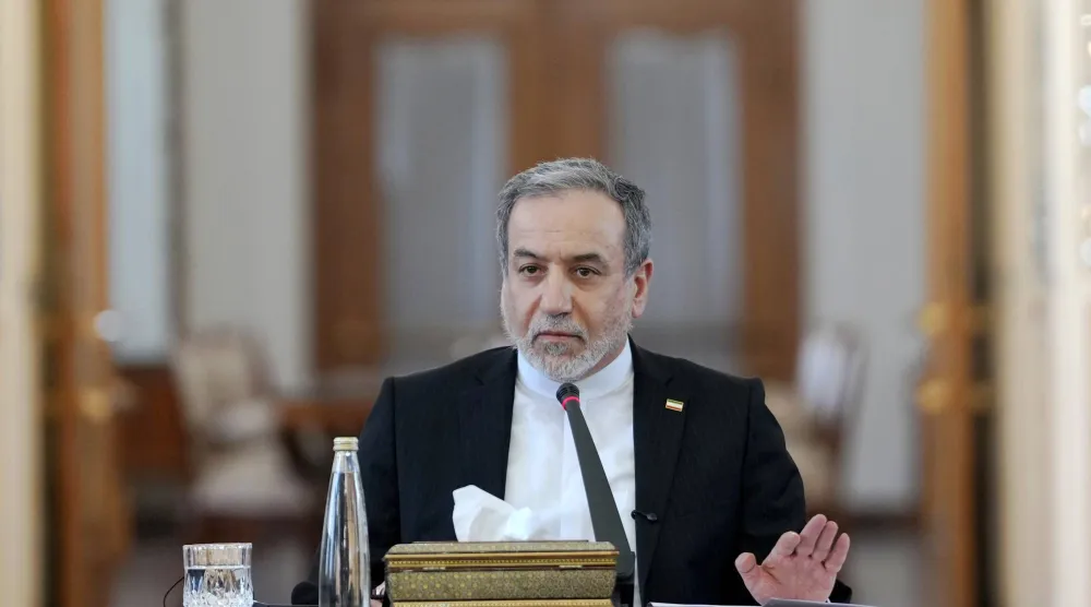 A handout photo made available by the Iranian foreign ministry office shows Iranian Foreign Minister speaking during a meeting with foreign ambassador and diplomats at the foreign ministry office, in Tehran, Iran, 16 June 2026.EPA/IRANIAN FOREIGN MINISTRY OFFICE HANDOUT 