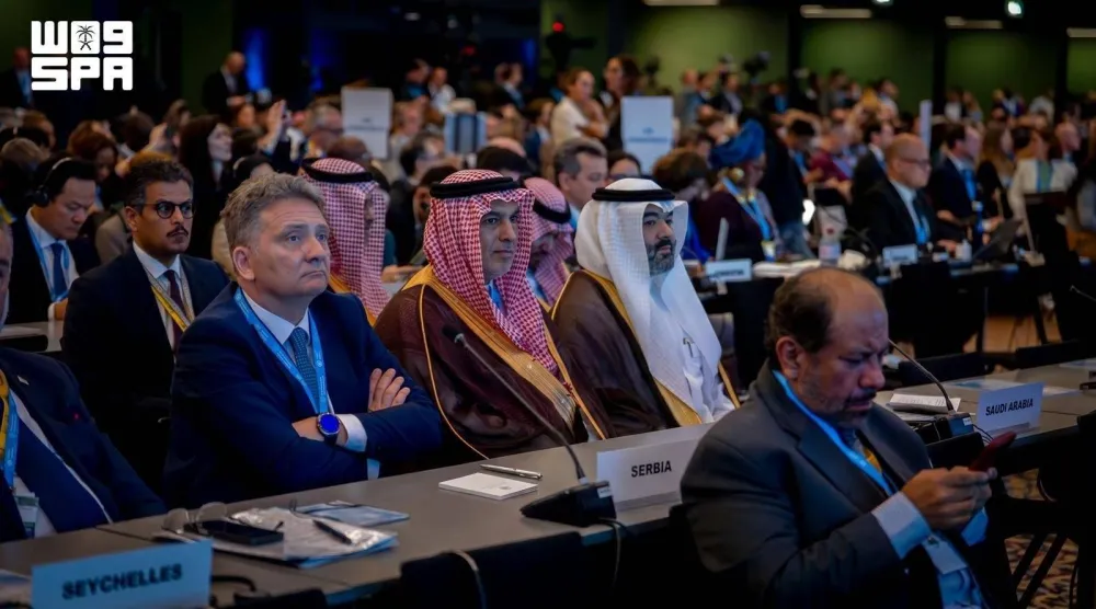جانب من الوفد السعودي المشارك (واس)