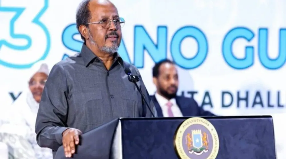 Somali Cumhurbaşkanı Hasan Şeyh Mahmud (SONNA)
