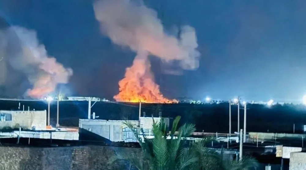 دوي انفجار في مدينة ايرانشهر القريبة من الحدود الباكستانية في جنوب شرق فجر الخميس (تلغرام)