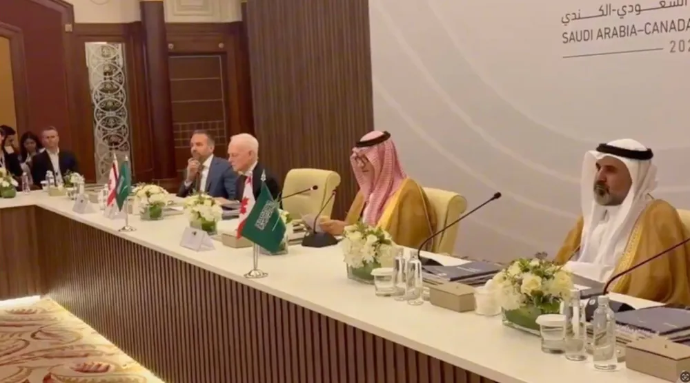 جانب من فعاليات ملتقى الاستثمار السعودي الكندي في جدة (الشرق الأوسط)