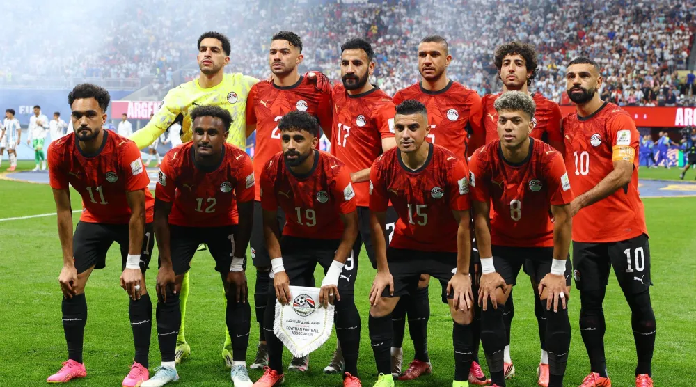 منتخب مصر حصد الإشادات رغم مغادرته المونديال (رويترز)