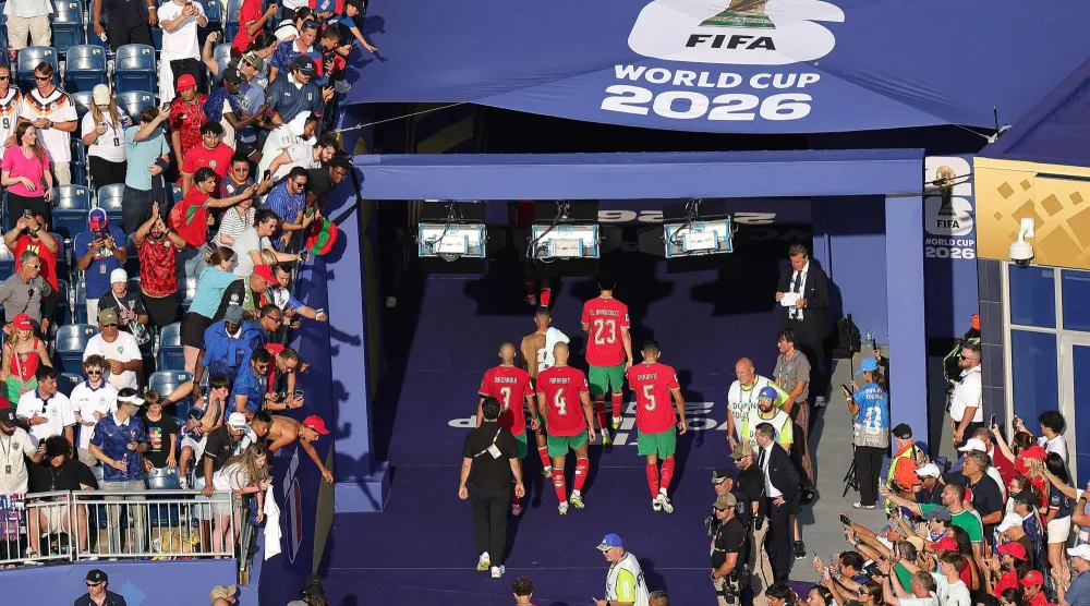فرضت الواقعية نفسها وكتب منتخب فرنسا السطر الأخير لنهاية حلم المغرب (أ.ف.ب)