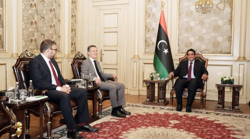 المنفي مستقبلاً السفير الفرنسي لدى ليبيا تيري فالات (المجلس الرئاسي)