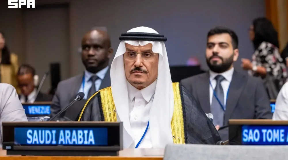 Deputy Minister for Water at the Ministry of Environment, Water and Agriculture Dr. Abdulaziz Al-Shaibani. (SPA)