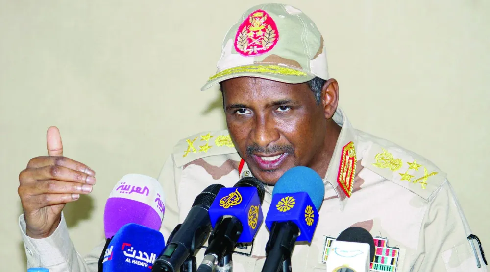 قائد «قوات الدعم السريع» محمد حمدان دقلو المعروف بـ«حميدتي» (رويترز)