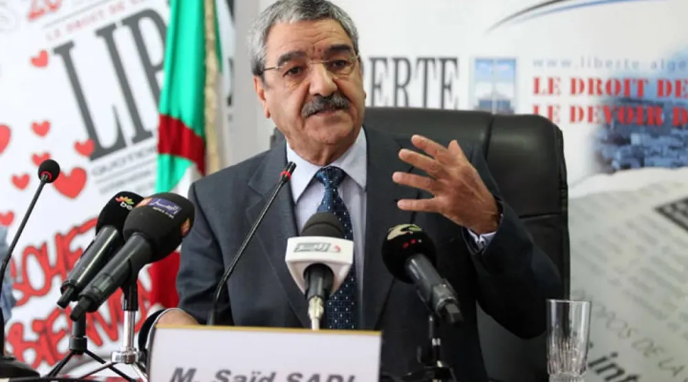 مؤسس التيار العلماني في الجزائر سعيد سعدي (أرشيفية)