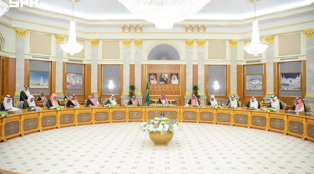 جلسة مجلس الوزراء برئاسة ولي العهد الأمير محمد بن سلمان (واس)