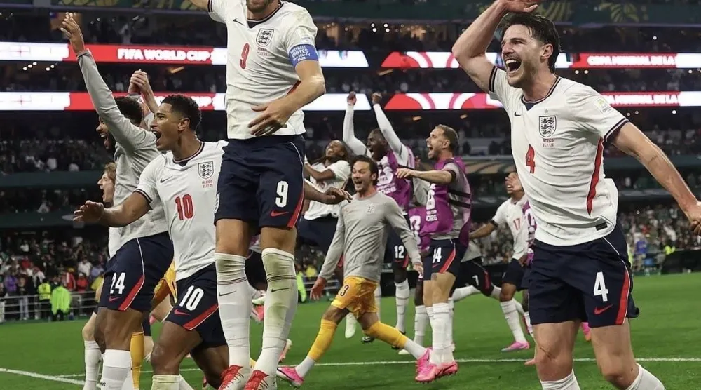 منتخب إنجلترا يصل إلى نصف النهائي بكأس العالم (فيسبوك)