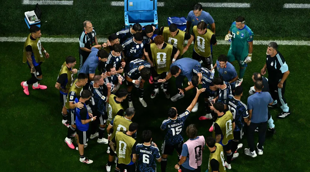 ليونيل سكالوني مدرب المنتخب الأرجنتيني (أ.ف.ب)