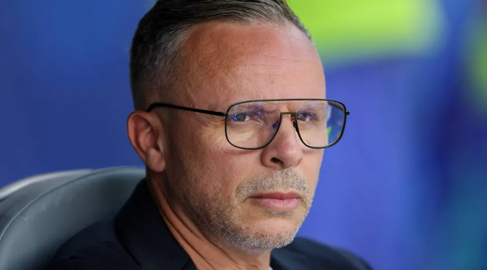 محمد وهبي قبل مواجهة فرنسا في ربع نهائي كأس العالم (أ.ف.ب)
