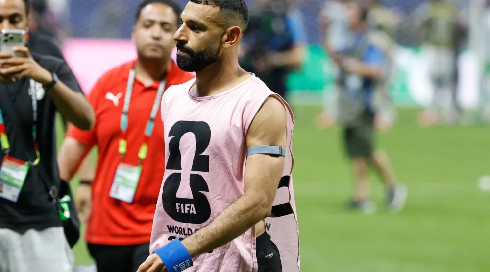 النجم المصري محمد صلاح (أ.ب)