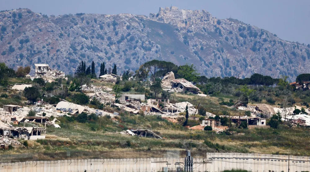 FILE PHOTO: Beaufort Castle in southern Lebanon, as seen from Metula in northern Israel, June 1, 2026. REUTERS/Amir Cohen/File Photo